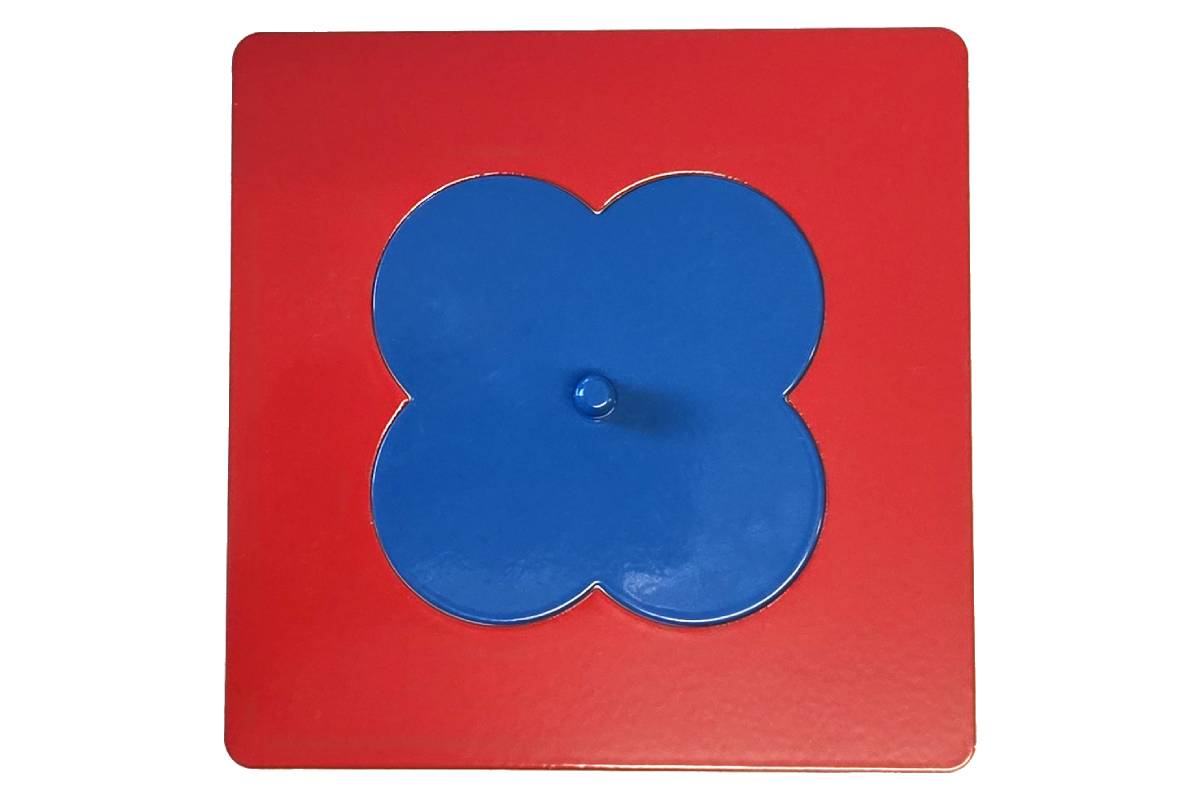 Quatrefoil Metal Inset