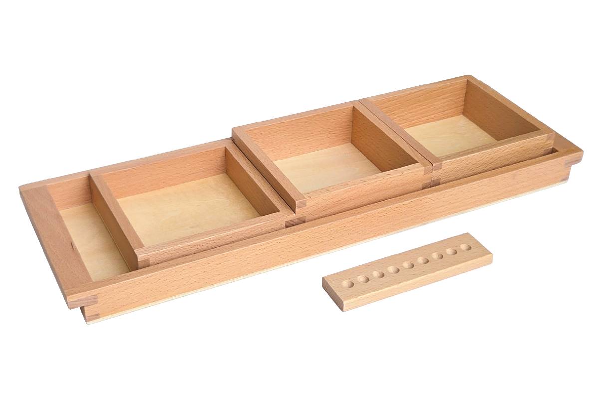 Trays for Introduction to Decimal Symbols (W Beads)