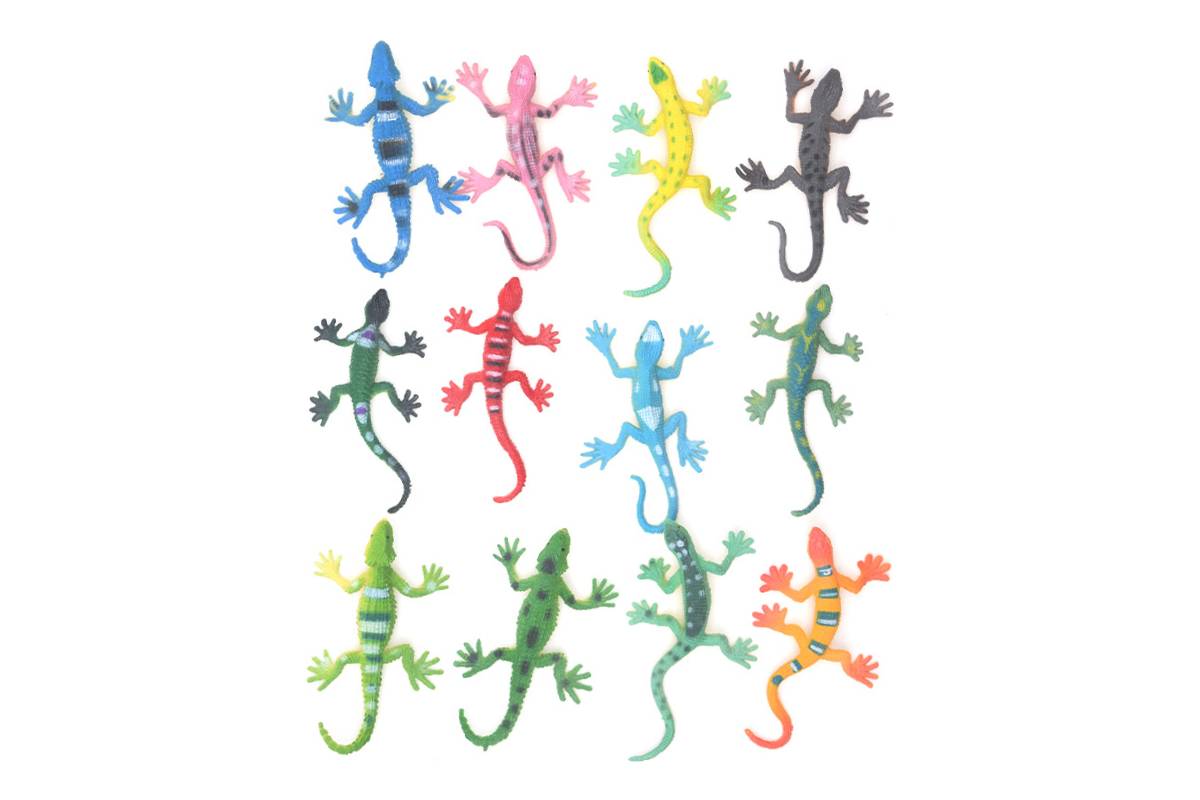 12 Lizard Miniatures Set