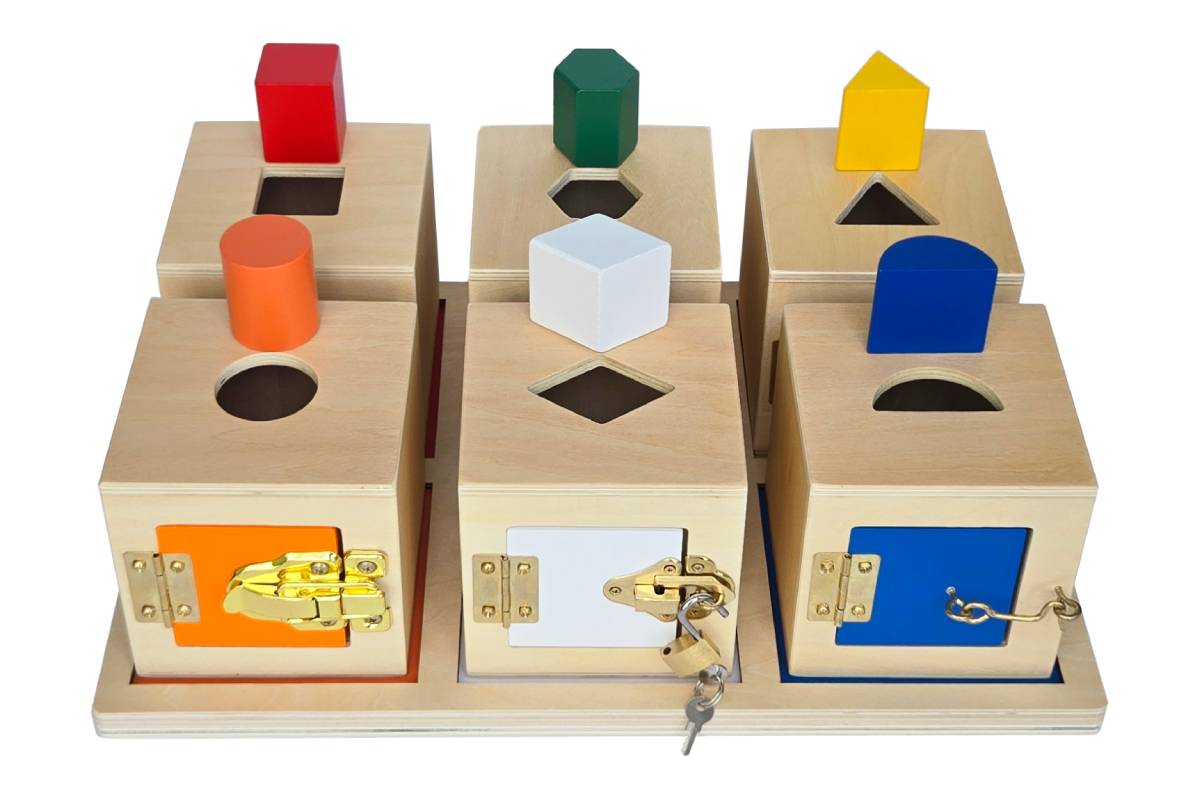 Lock Boxes - Set of 6