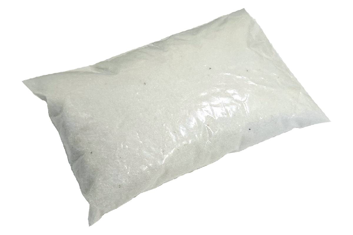 A bag of white sand.