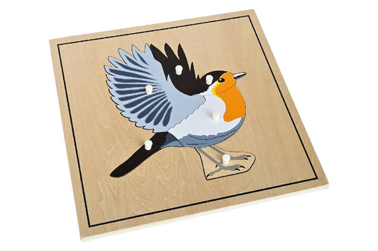 Bird Puzzle with Skeleton