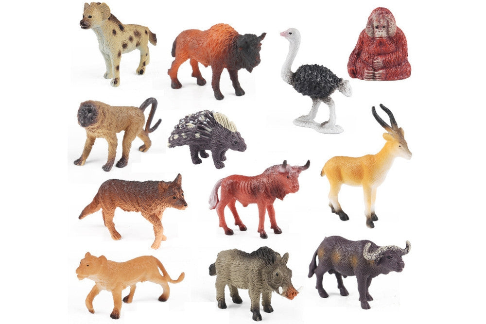 12 Animals of Africa Models