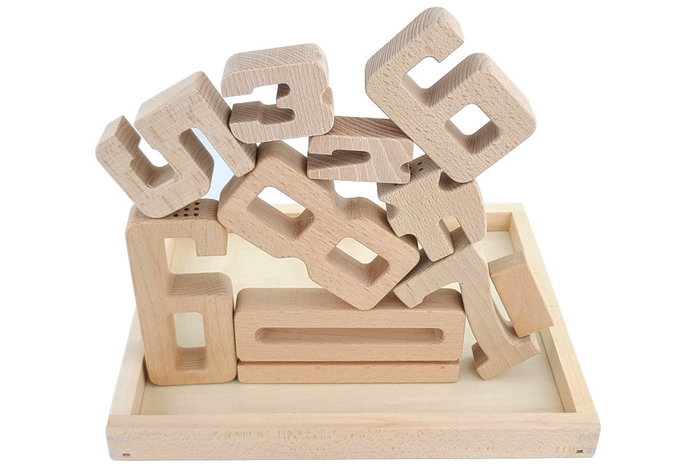 Wooden Number Sum Blocks