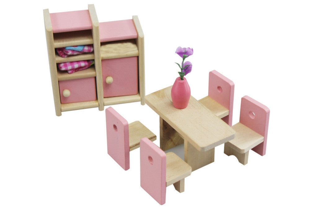 Dollhouse Furniture Pink Bundle