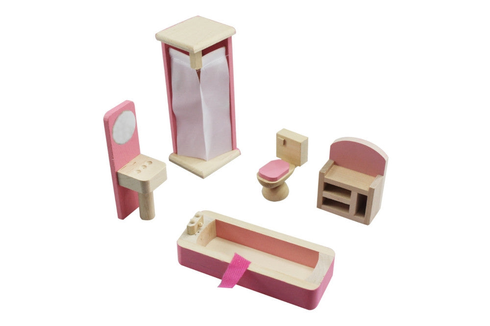 Dollhouse Furniture Pink Bundle