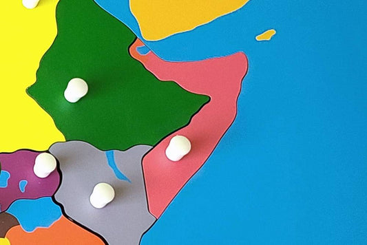 IFIT Montessori: Somalia - Puzzle Piece of Africa (Plastic Knob)