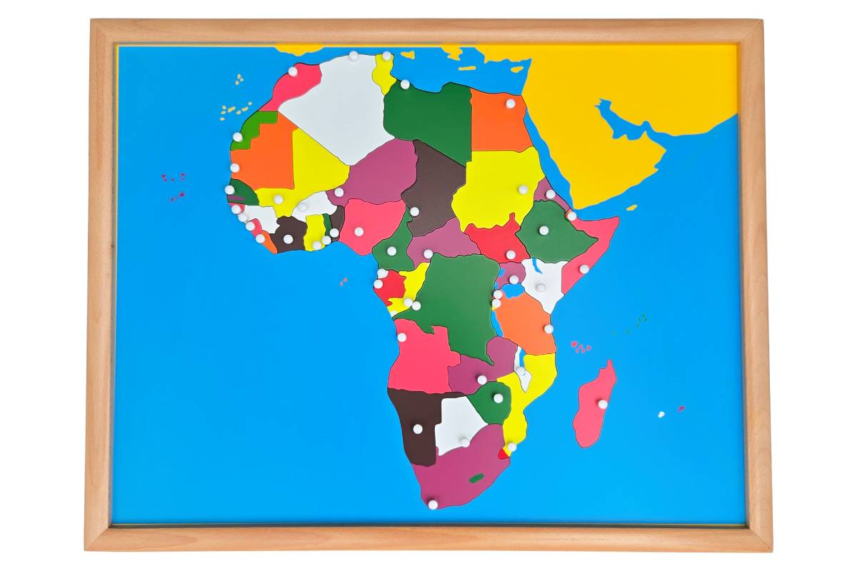 Puzzle Map of Africa - IFIT Montessori