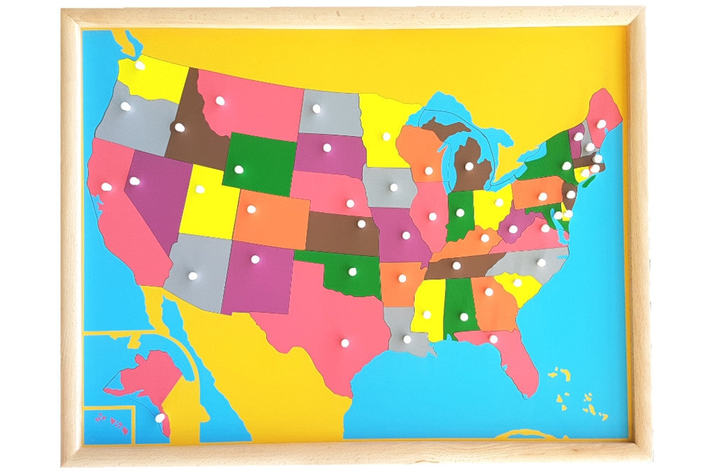 IFIT Montessori: Puzzle Map of the USA