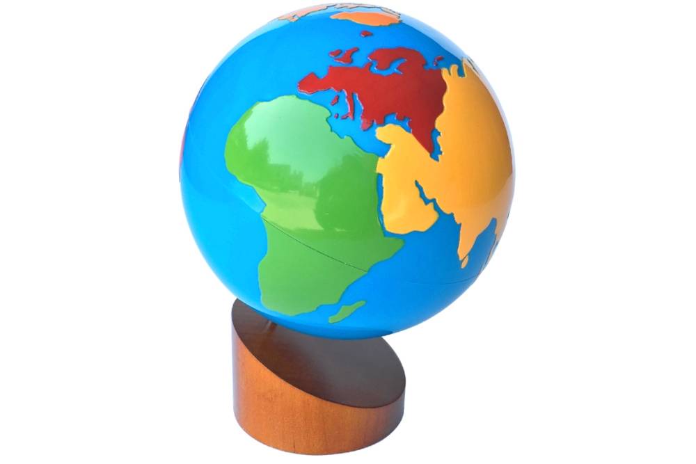 IFIT Montessori: Globe of the World Parts