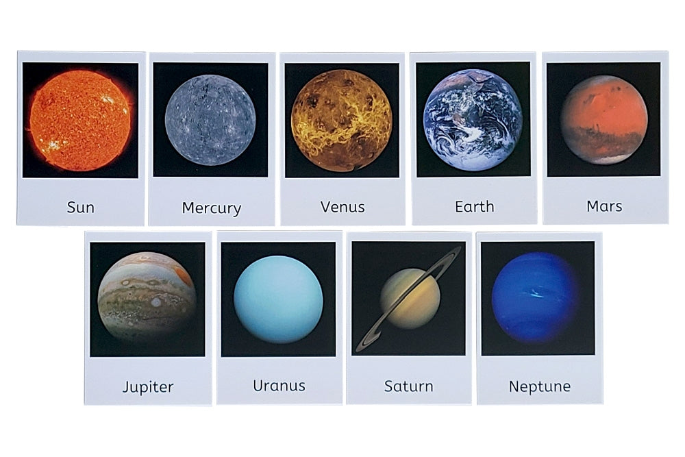 Solar System 3-Part Cards