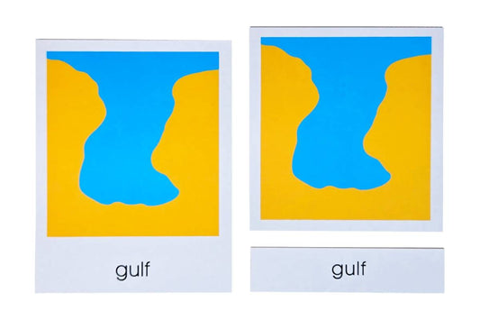 Land and Water Form 3-Part Cards