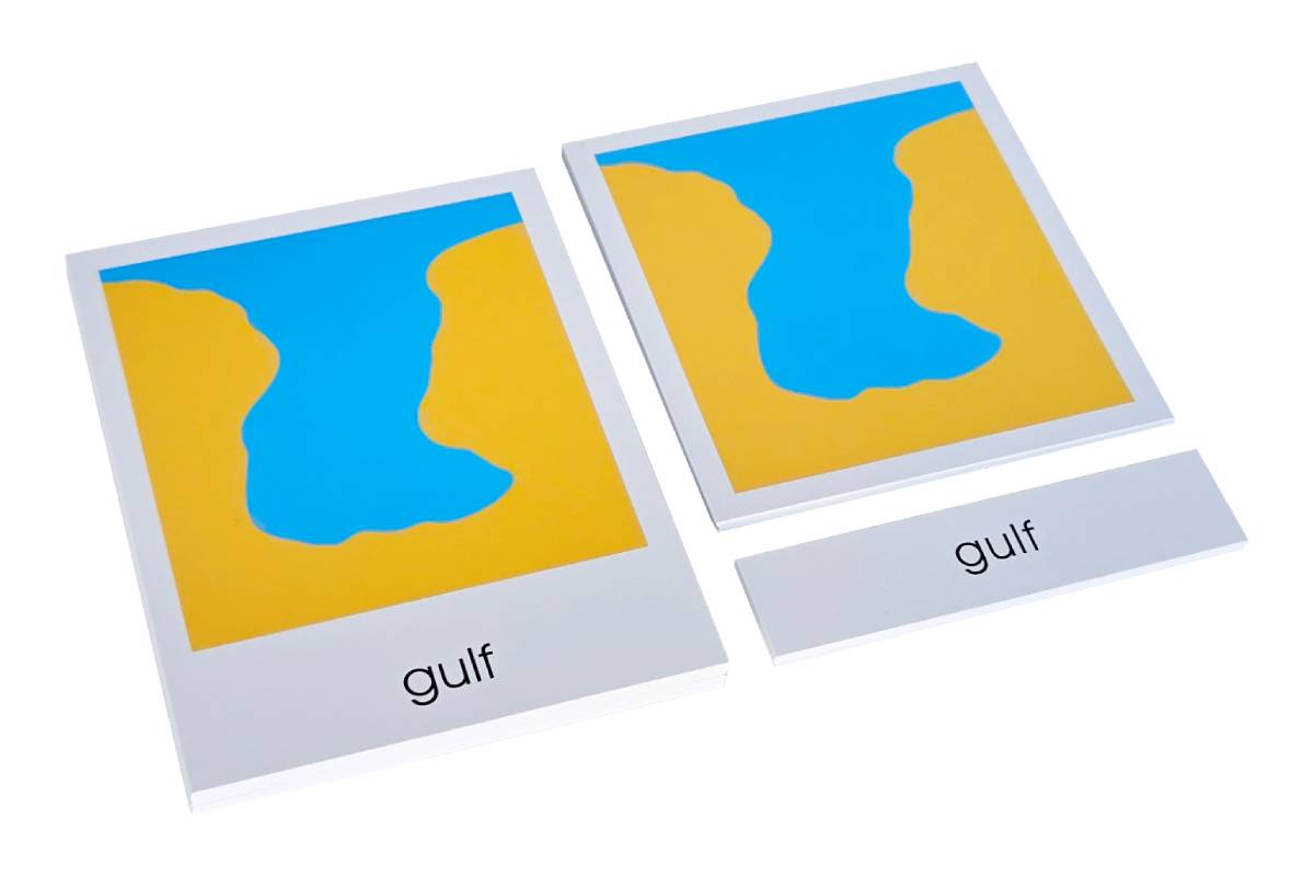 Land and Water Form 3-Part Cards