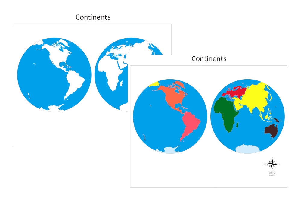 Continents Flashcards (PDF)