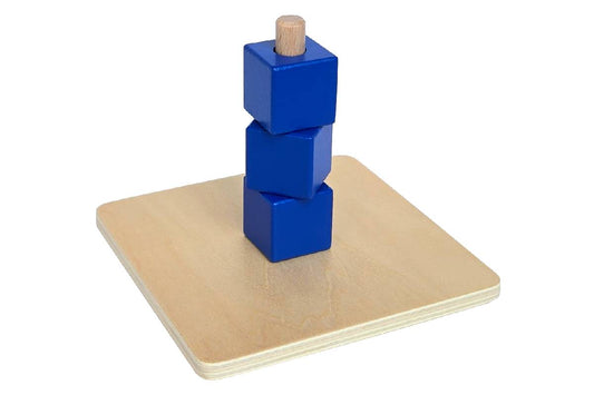 Cubes on Vertical Dowel