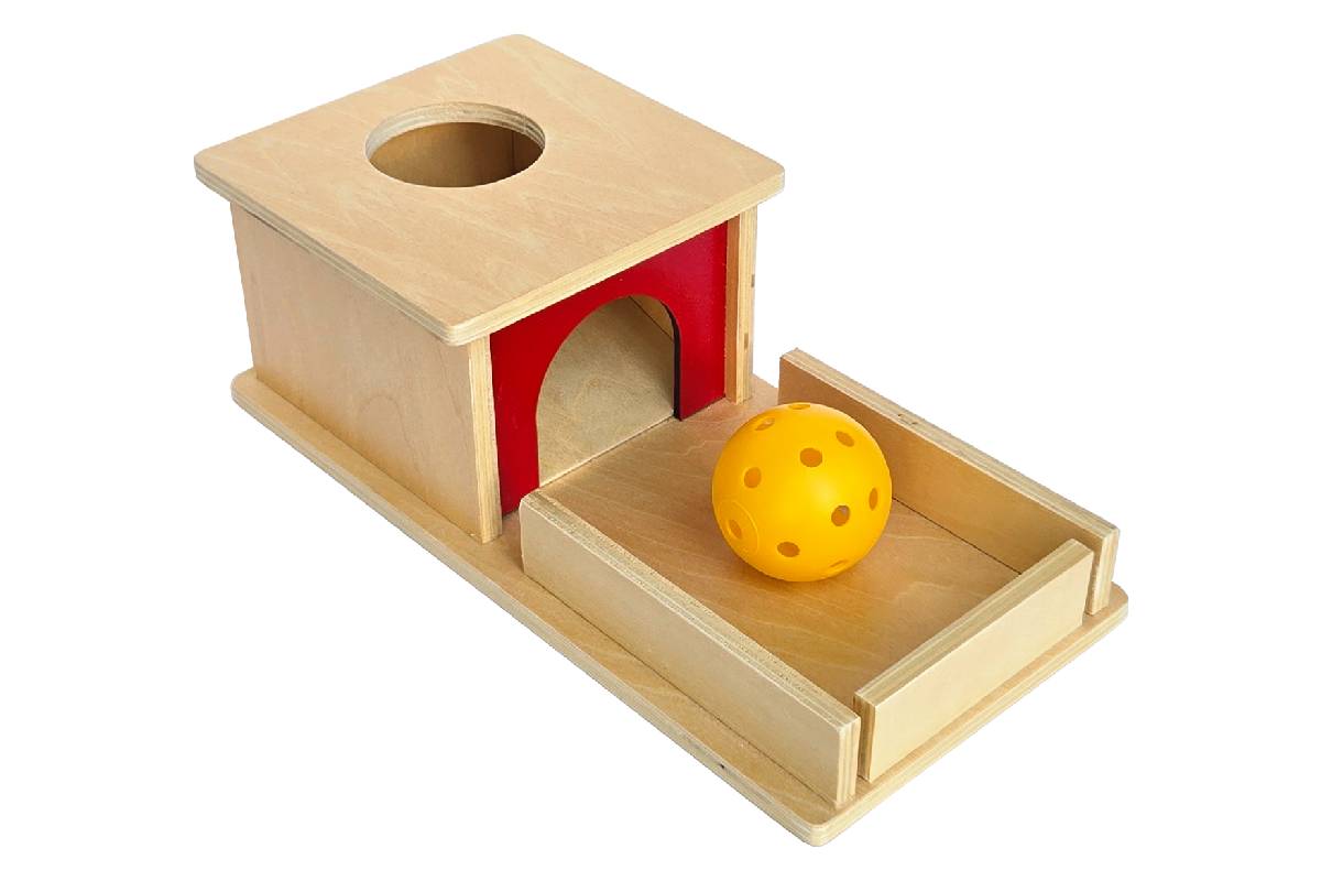 Object Permanence Box with Tray (Clearance)