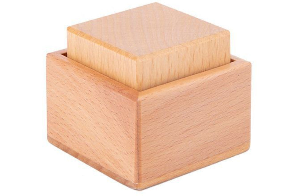 Wooden Cube with Box