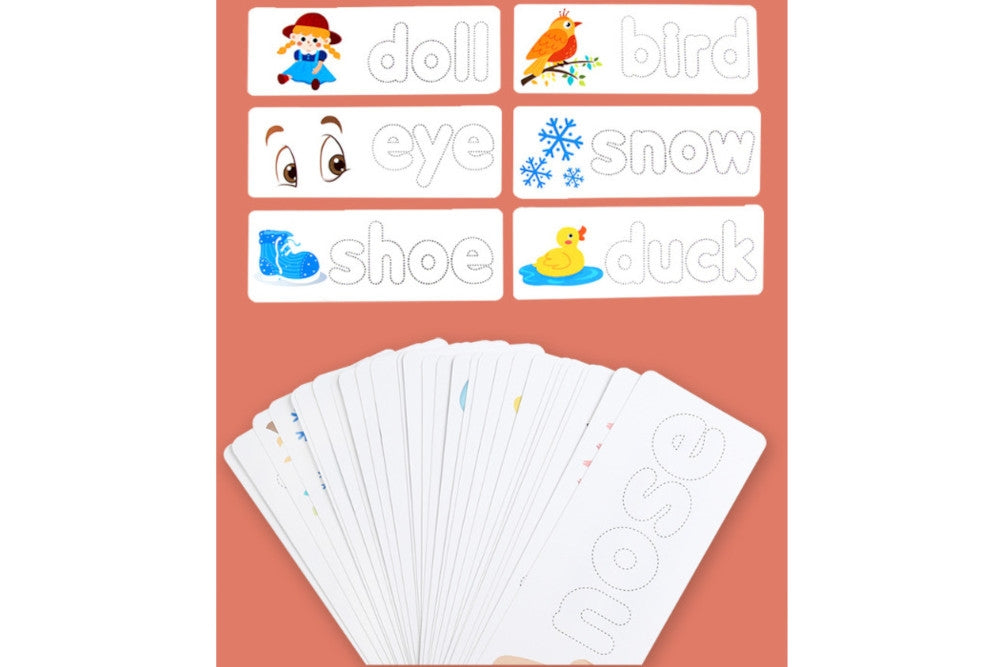 Letter Matching Game with Tray