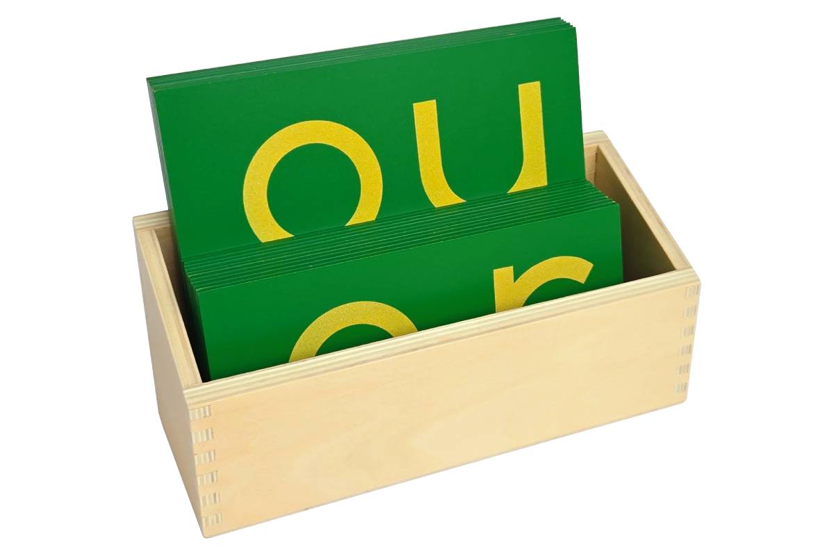 Lower Case Sandpaper Double Letters, Print - IFIT Montessori