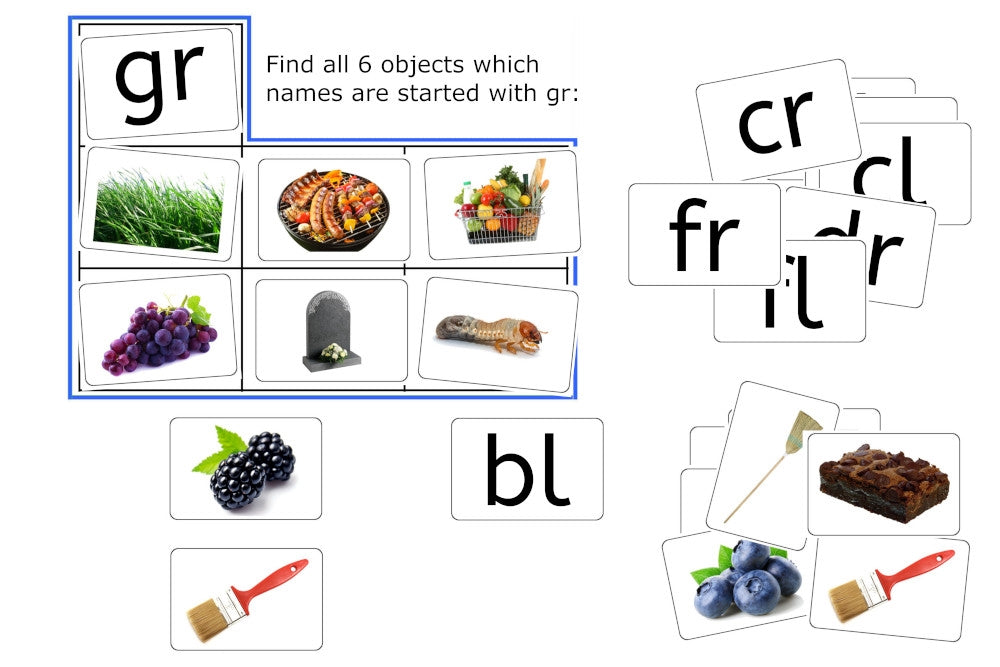 Consonant Blends Activity - Set A (PDF)