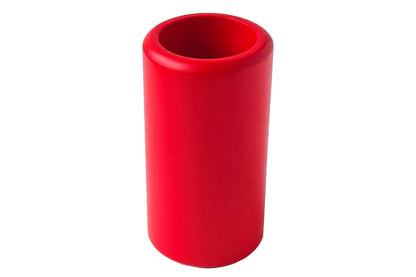 Red Pencil Holder (Round, Beechwood)