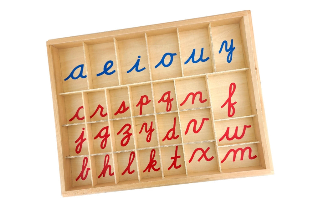 IFIT Montessori: Movable Alphabet - Cursive