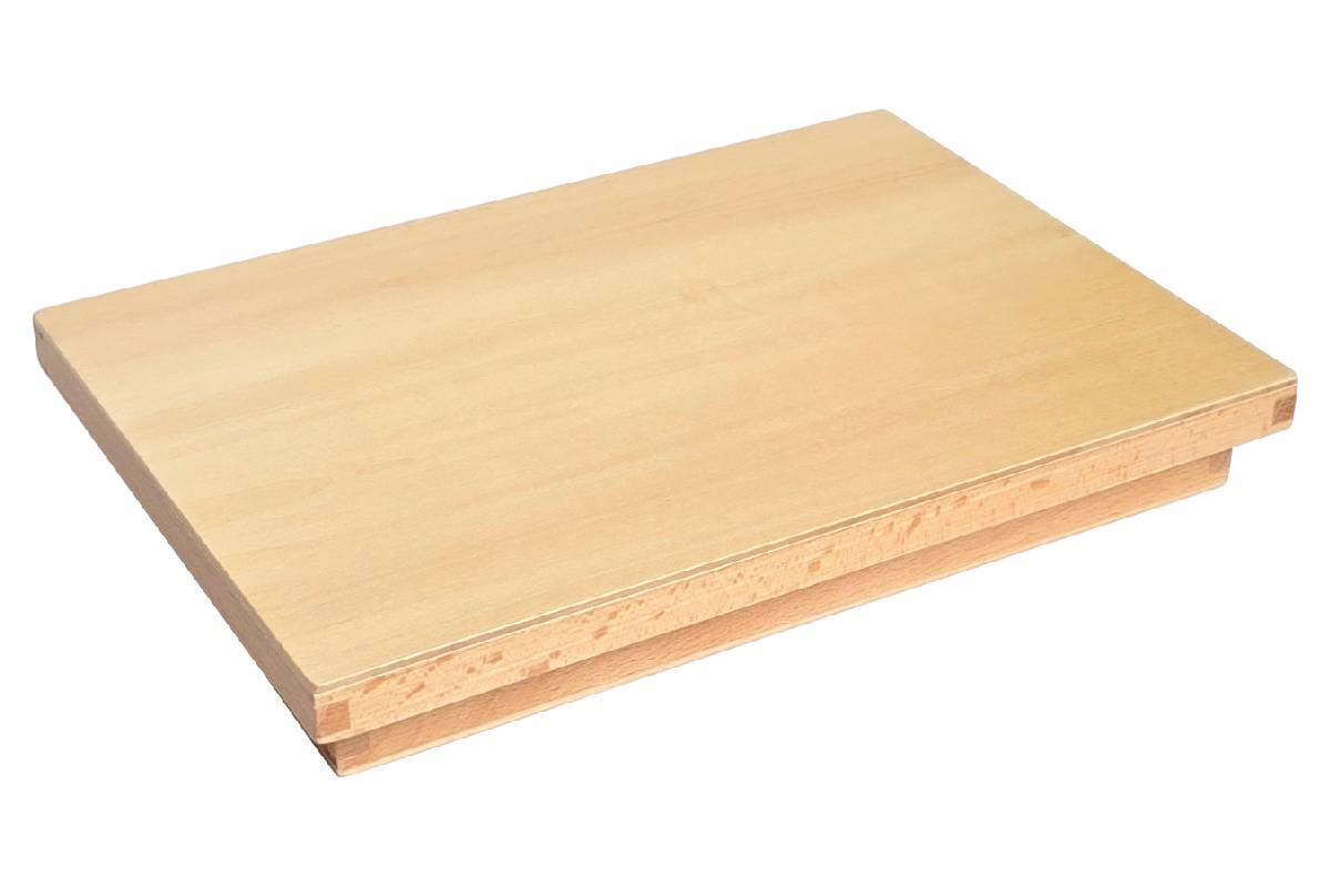 Wooden box with lid for Detective Adjective Exercise