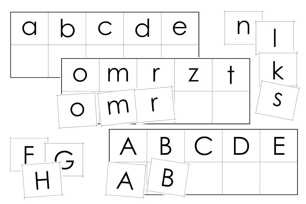 Print Lower & Upper Case Letter Match (PDF)