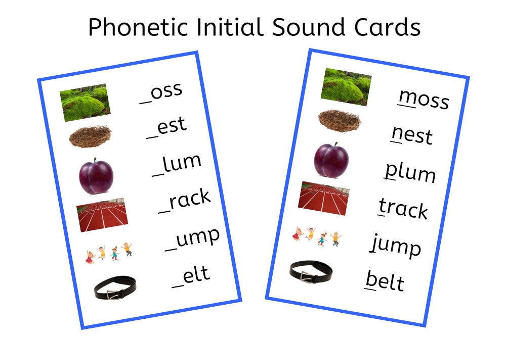 Blue Initial Sound Cards (PDF)