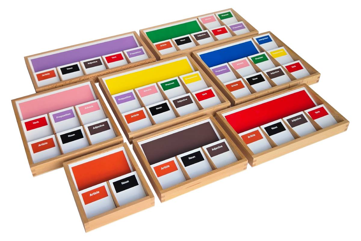 Grammar Boxes - Set of 8