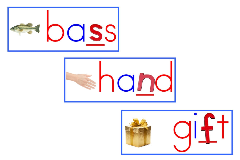 CVCC Missing Consonant Cards (PDF)