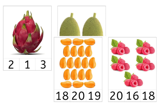 Fruit Counting Cards 1-20 (PDF)