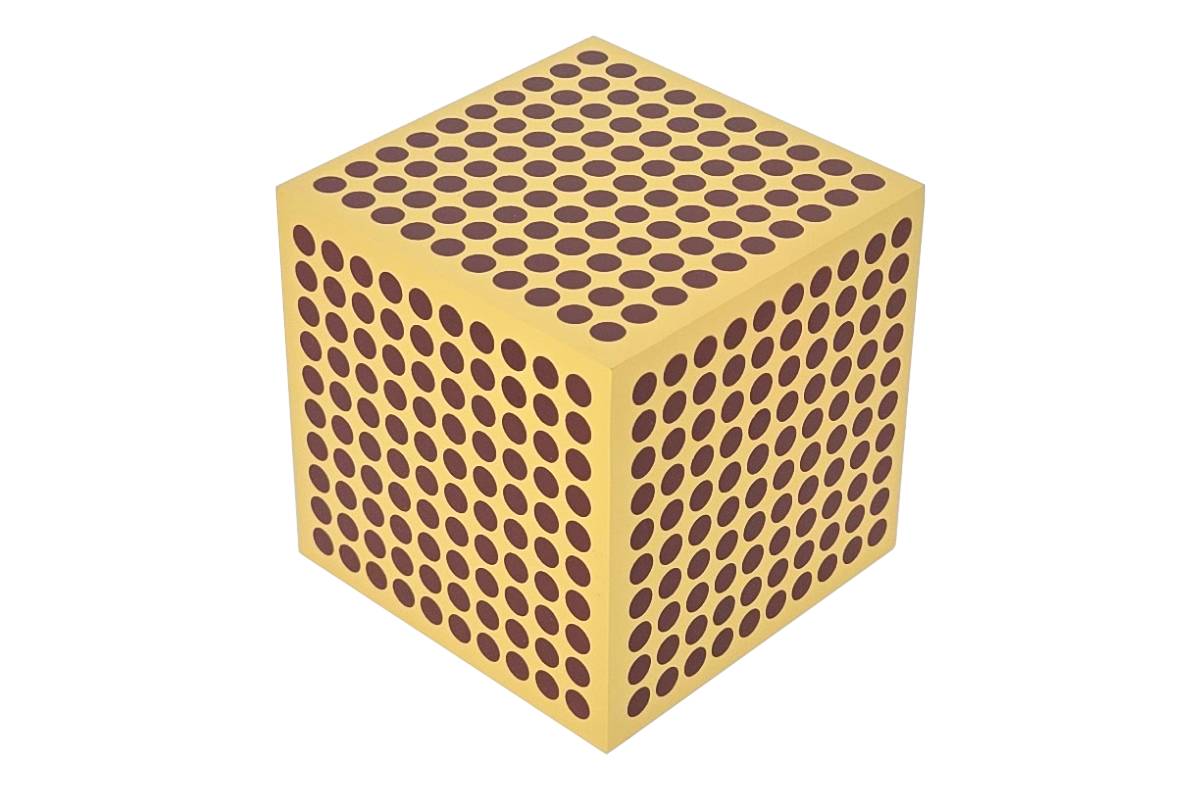9 Wooden Thousand Cubes