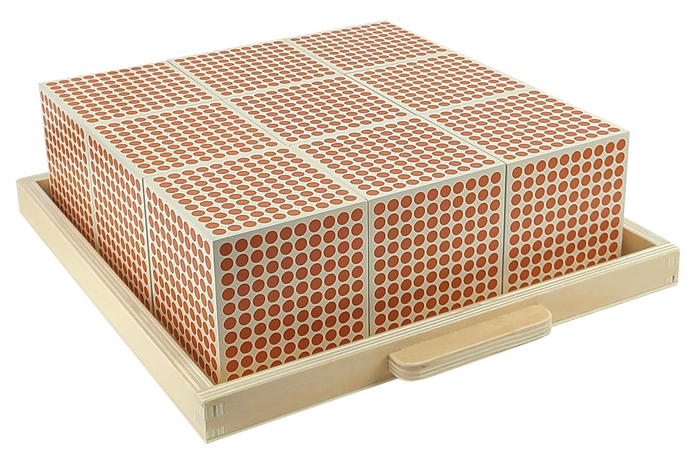 IFIT Montessori: Tray for 9 Thousand Cubes