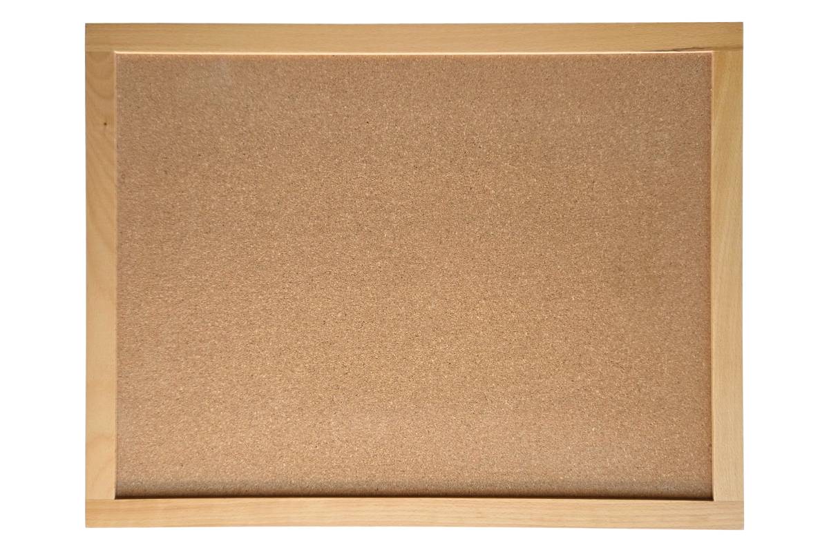 Cork Workboard for Geometry Sticks