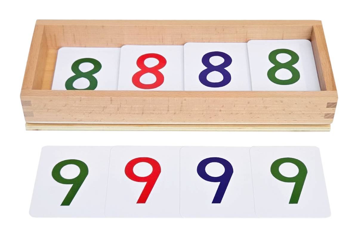 Large Number Cards 1-9000 (PVC)