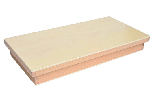 Wooden box with lid for Decimal Fraction Exercise
