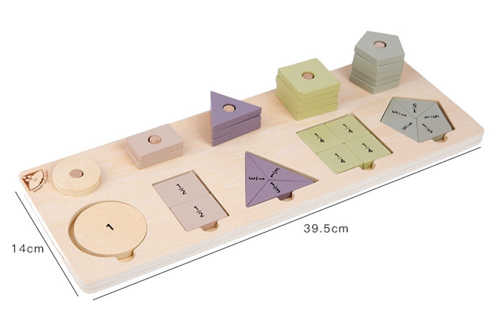 Shapes and Fraction Board