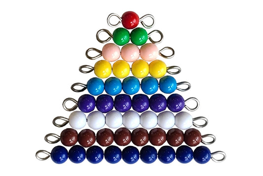 1-9 Colored Bead Stairs - 1 Set (C Beads)