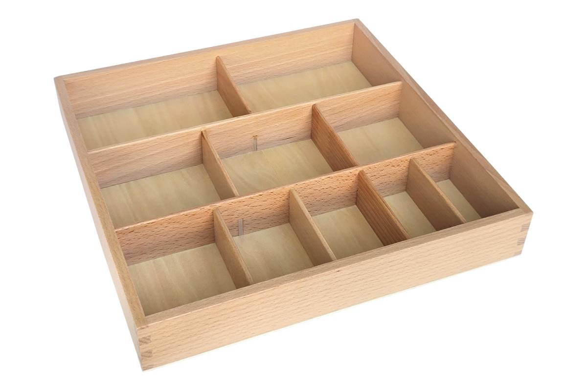 Wooden box for Decanomial Bead Bars