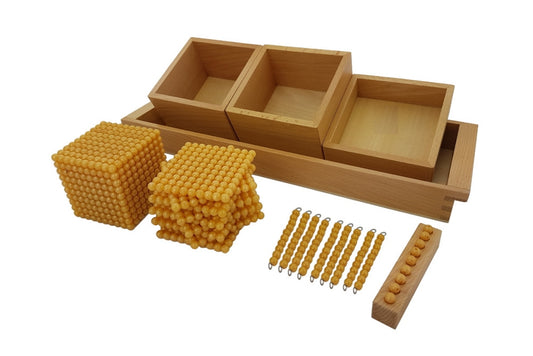 IFIT Montessori: Introduction to Decimal Symbols with Trays (C Beads)