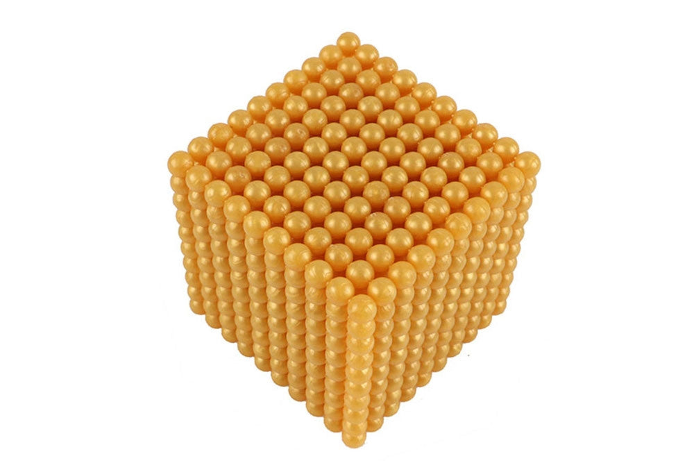 IFIT Montessori: 9 Golden Bead Thousand Cubes (C Beads)