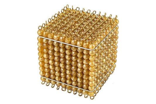 IFIT Montessori: Golden Bead Thousand Cube (N Beads)