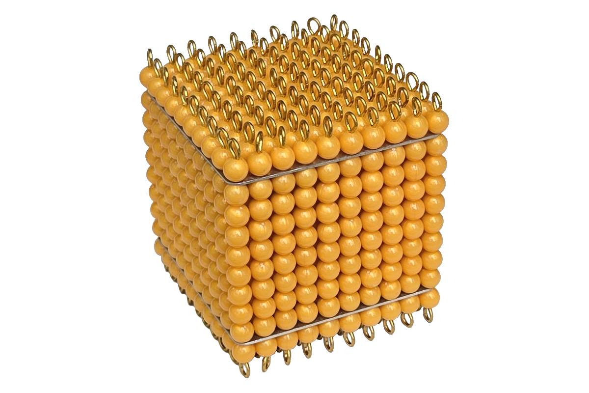 Golden Bead Thousand Cube (W Beads)