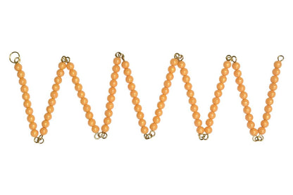 Golden Bead Chain of 100 (W Beads)