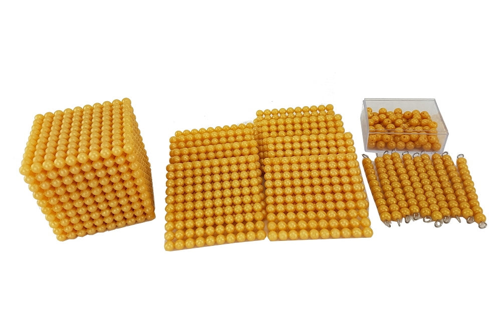 IFIT Montessori: Golden Bead Ten Base Blocks (C Beads)