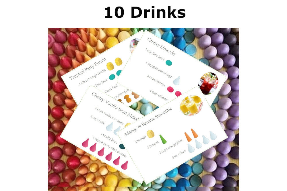 Mandala Recipe Cards - 10 Drinks (PDF)