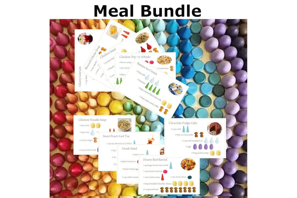 Mandala Recipe Cards - Meal Bundle (PDF)