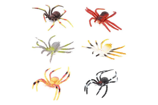 6 Spider Miniatures Set