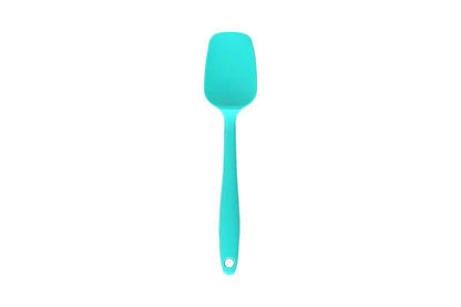 Turquoise silicone spoonula.
